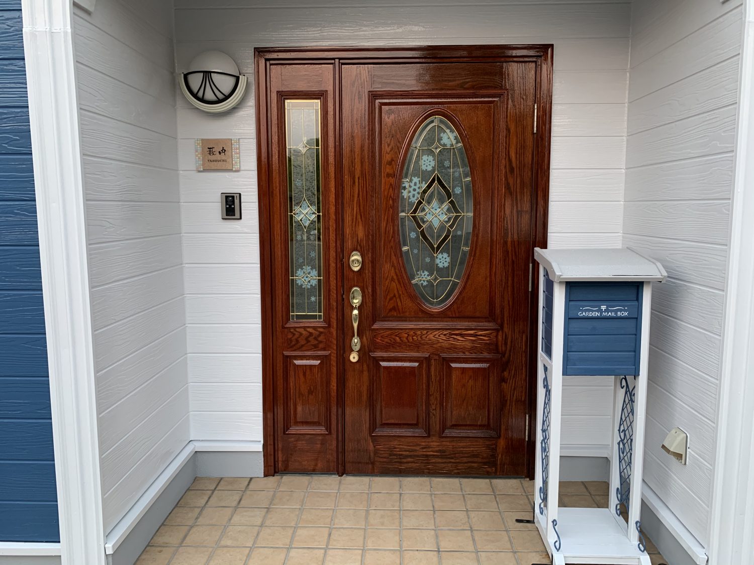 京都市西京区でドア塗装しました。